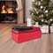 Elf Stor Christmas Ornament Organizer Storage Box 3 Trays, Adjustable Grids, and Large Front Zipper Pocket 83-DT152R - alternate 8