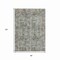 Homeroots 8' X 10' Pewter And Ivory Abstract Washable Indoor Outdoor Area Rug 615449 - alternate 7