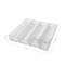 Martha Stewart Miles Plastic Stackable Office Desk Drawer Organizers, Various Sizes, Set of 6 BE-PB5834-6-6-CLR-MS - alternate 8