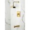 Kingston Brass Single-Handle Pressure Balanced Tub and Shower Faucet, Brushed Brass KB6347AL - alternate 4