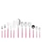 Mepra Fantasia Flatware Set - 67 Pieces - Pink 10P722067 - alternate 1