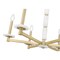 Z-Lite Kaden 6-Light Chandelier, 28 in W, Modern Gold 3045-6MGLD - alternate 5