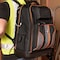 Klein Tools Tool Backpack, Black/Orange, 1680d Ballistic Weave Body; Hard Molded Polypropylene Bottom 62805BPTECH - alternate 8