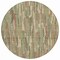 Homeroots 8' Artichoke Green And Ivory Round Striped Washable Indoor Outdoor Area Rug 609026 - alternate 8