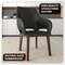 Leisuremod Vivara Collection Modern Dining Chair in Dark Grey VC23DGR - alternate 9