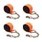 Mytee Products 4in x 30ft Winch Strap w/ Chain Anchor - 6,670 WLL, High Abrasion, Yellow, 4PK WS430ACx4 - alternate 16