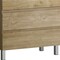 Homeroots 32" Oak Wood Freestanding Bathroom Vanity With White Sink And Three Drawers 624148 - alternate 4