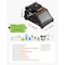 Vevor Fiber Fusion Optic Splicer 6 Motors Core & Clad Alignment 5 in LCD Screen ALK-T8 - alternate 3
