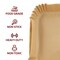 Megachef 125 Piece 8 Inch 5-8 Quart Square Air Fry Parchment Paper Liners 750123659M - alternate 6