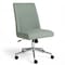 Martha Stewart Maeve Upholstered Office Chair in Sage/Polished Nickel CH-231216-3-SG-MS - alternate 1