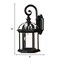 Homeroots Matte Black Eastern Lantern Wall Light 398594 - alternate 4
