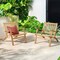 Alaterre Furniture Alaterre Weyra Set of 2 Outdoor Wicker Patio Chairs Natural Furniture Design 80-OUTD-WEYRA-CH2 - alternate 8
