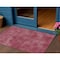Homeroots 3' X 5' Red Washable Indoor Outdoor Area Rug 598812 - alternate 1