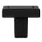 Laurey 7/8in Square Knob - Cosmo - Matte Black 72820 - alternate 4