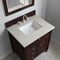 James Martin Vanities Brittany 30" Single Vanity, Burnished Mahogany, w/ 3 CM Siberian Silestone Top 650-V30-BNM-3SFR - alternate 3