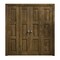 Sartodoors Sliding Closet Double Bi-fold Doors 96 x 80 inches, Ego 5010 Marble Oak, Sturdy Tracks Moldings Tr EGO5010DBF-DMR-96x80 (4* 24x80) - alternate 1
