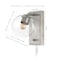 Jonathan Y Hugo 6" 1-Light Minimalist Modern Plug-In or Hardwired Adjustable Iron LED Wall Sconce w/Rotary Dimm JYL7567B - alternate 10