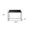 Homeroots 46" Black And Gold Writing Desk 402050 - alternate 5