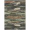 Homeroots 5' X 8' Charcoal Copper And Ivory Abstract Washable Indoor Outdoor Area Rug 612486 - alternate 7
