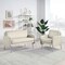Office Star Products Sofa, CreamFauxLeather350lbCapUnassembled SL5602-PD28 - alternate 5