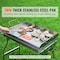Vevor 24x16 in Flat Top Griddle Carbon Steel Universal BBQ Grill Pan Cookware HH-SPN006 - alternate 5