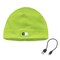 Ergodyne Lime Winter Skull Cap with LED Rechargeable Light 6801 - alternate 1