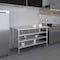 Amgood 30in D x 60in L Stainless Steel Table, Three Undershelves AMG WT-3060-3SH-Z - alternate 6