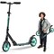 Outdoorcruiser Outdoor Cruiser Kick Scooter, Ages 6+, 240 LBS Max, Foldable, 8in. Wheels, Suspension, Black/Aqua OCTENS753 - alternate 1