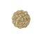 Homeroots 3" Gold Faux Crystal and Gold Decorative Orb Tabletop Sculpture 383755 - alternate 5