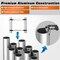 Wrightmaster 20 ft. Reach Aluminum Multi-Position Ladder with Balance Bar, 330 lbs. Load Capacity ZRO2.5+2.5m - alternate 5