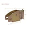 Mytee Products E-Track Wood Beam Socket Shelf Brackets for 2x4 & 2x6 with Rotating Hinge, 10PK ETKW-Sx10 - alternate 5