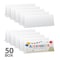 C-Line Products 8-1/2" x 11" Large White Scored Name Tent Cardstock for Laser/Inkjet Printers, 50/BX 87517 - alternate 3