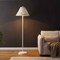 Jonathan Y Nando 61" 2-Light Coastal Bohemian Iron/Rattan LED Floor Lamp with Pull-Chain, White JYL3092B - alternate 7