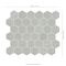 Ackland Sample Sonoma Hexagon Gravelle Matte Porcelain Mosaic Floor and Wall Tile AKN-P-SOGR2X2HXM-SM - alternate 9