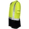 Tapetech High Visibility Safety Shirt, Taped, Black Bottom - Large PWW-HV-TBY-2 - alternate 2