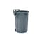 Rubbermaid Commercial BRUTE 44 gal Round Trash Can, Gray, None, Plastic, 27 9/16 in 2131929 - alternate 1