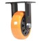 Vestil Polyurethane Rigid Caster 5 In. Diameter x 2 In. Width 726 Lb. Capacity Orange/Black CST-BN-5X2PUP-R - alternate 1
