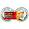 Scotch Packaging Tape, 54.6 yd L, 1.88 in W, Polypropylene Backing, Clear Pair 3650-2 - alternate 1