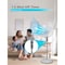 Black & Decker 18in Oscillating Pedestal Fan with Remote, , White BDSF18MW - alternate 4