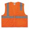 Ergodyne GloWear 8210Z Class 2 Economy Mesh Vest, Polyester, Orange, Small/Medium 21043 - alternate 1