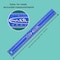 Lockermate By Bostitch Flexi Rulers, 12-inch Flexible Non-Breakable Ruler, 12-Pack, Blue 01137-BLUE - alternate 5