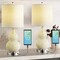 Jonathan Y Cora 22" Classic Vintage Glass LED Table Lamp with USB Charging Port, Cream, 2PK JYL1125A-SET2 - alternate 6