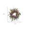 Homeroots 22" Purple Artificial Summer Hydrangea Wreath 516075 - alternate 4
