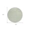 Homeroots 8' Sage And Green Round Striped Washable Indoor Outdoor Area Rug 587958 - alternate 7