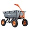 Vevor Poly Garden Dump Cart Heavy-duty Yard Carts and Wagons 1500 lbs 13" Tires TC4273A - alternate 1