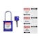 Brady Velocity Lockout Padlocks Nylon 1.5in Shackle Clearance KD Purple SDPL-PRP-38ST-KD - alternate 3