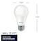 Bulbrite LED Filament 9 W Non-Dimmable A19 Light Bulbs with Frost Finish and E26 Base, 2700K, 750Lumens, 8PK 862713 - alternate 12
