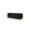 Homeroots 84" Black Velvet Solid Wood Sofa 543967 - alternate 7