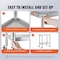 Vevor Stainless Steel Work Table Commercial Prep Table 30x18 Inch With 4 Casters GZT76*45*85 - alternate 5