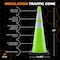 Xpose Safety Traffic Safety Cone, 36 in, Premium PVC, Dual 6 in & 4 in Reflective Collar, Lime Green, 1 pk LTC36-64-1-X - alternate 7